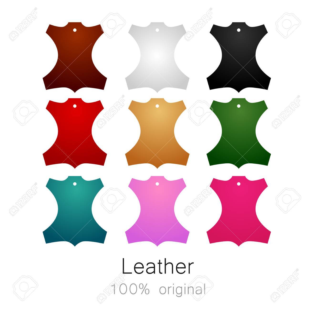 leder 100 original template zeichen für die bezeichnung logo original template