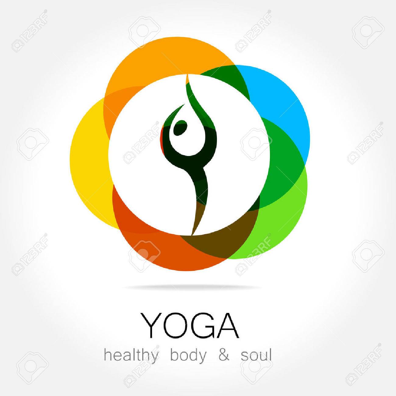 Yoga Template Logo Sign Of Yoga Asana Royalty Free Cliparts Vectors And Stock Illustration Image 43027271
