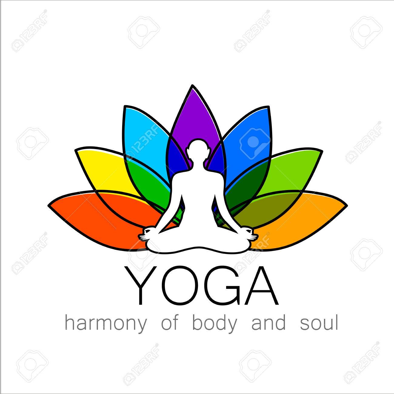 yoga vector design template royalty free cliparts vectors and yoga vector