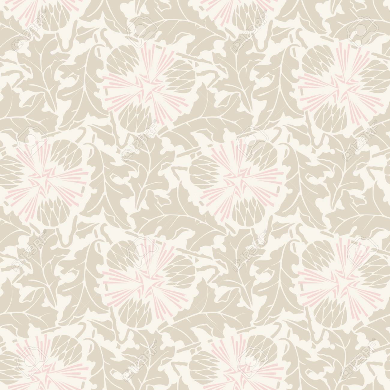 Floral Vintage Rustic Seamless Pattern Background Can Be Used Stock Photo Picture And Royalty Free Image Image
