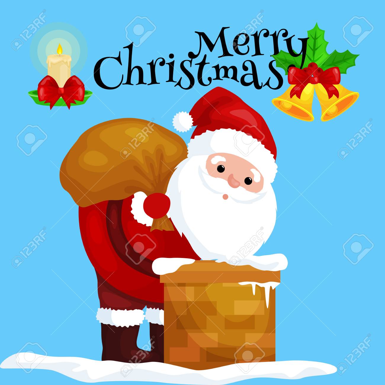 クリスマス サンタ クロースは赤いスーツを与えるだろう煙突登りギフトの完全な袋のプレゼント クリスマスまたは冬休日エックスマス 新しい年のベクトル図です の写真素材 画像素材 Image クリスマス サンタ クロースは赤いスーツを与えるだろう煙突登りギフトの完全な袋のプレゼント クリスマスまたは冬休日エックスマス 新しい年のベクトル図です の写真素材 画像素材 Image