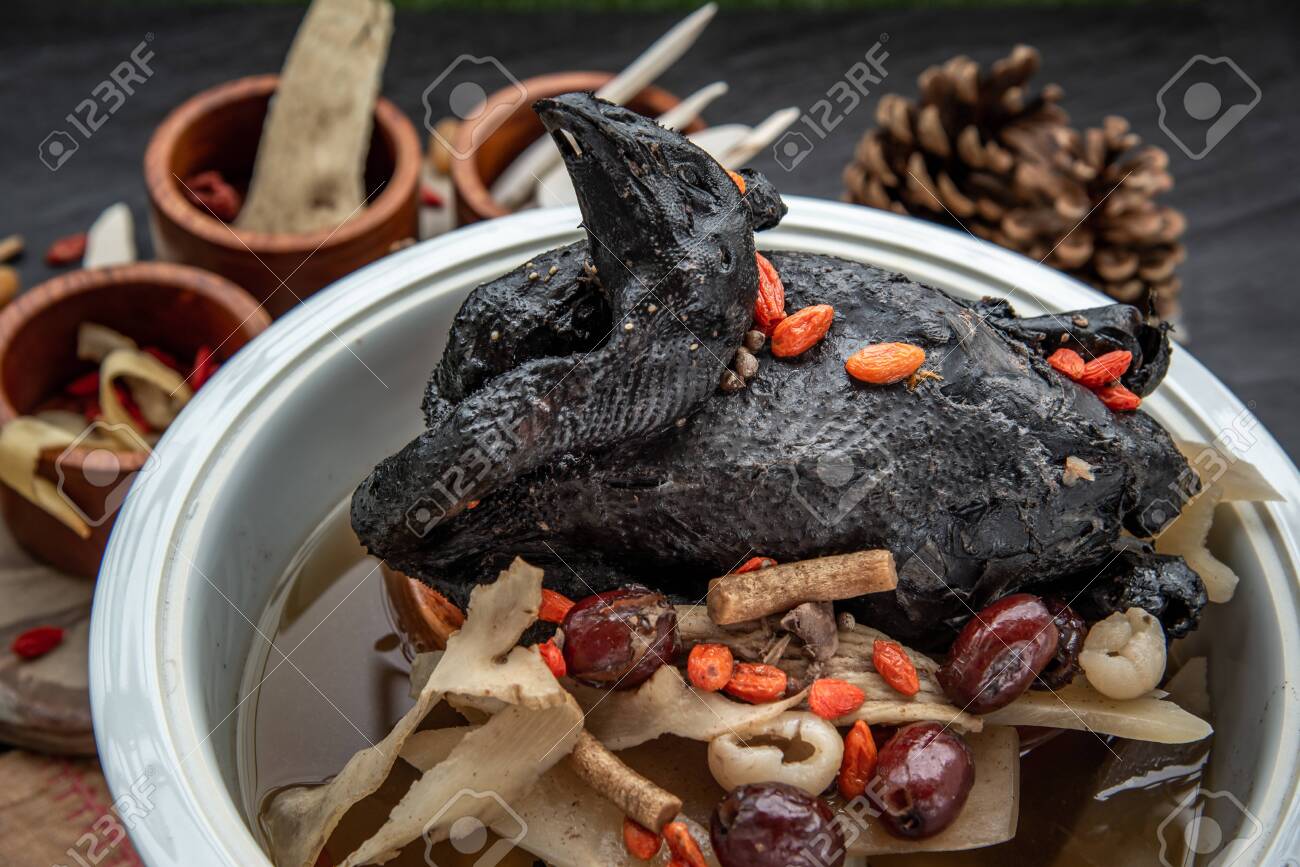 Chinese Traditional Nourishing Health Stew Stewed Black Bone Stock Photo Picture And Royalty Free Image Image 133338623