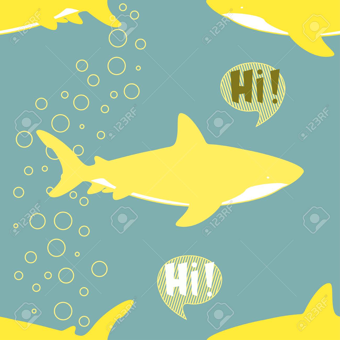 サメのシームレスなパターン 海洋の壁紙 ベクトルの図 のイラスト素材 ベクタ Image サメのシームレスなパターン 海洋の壁紙 ベクトルの図 のイラスト素材 ベクタ Image