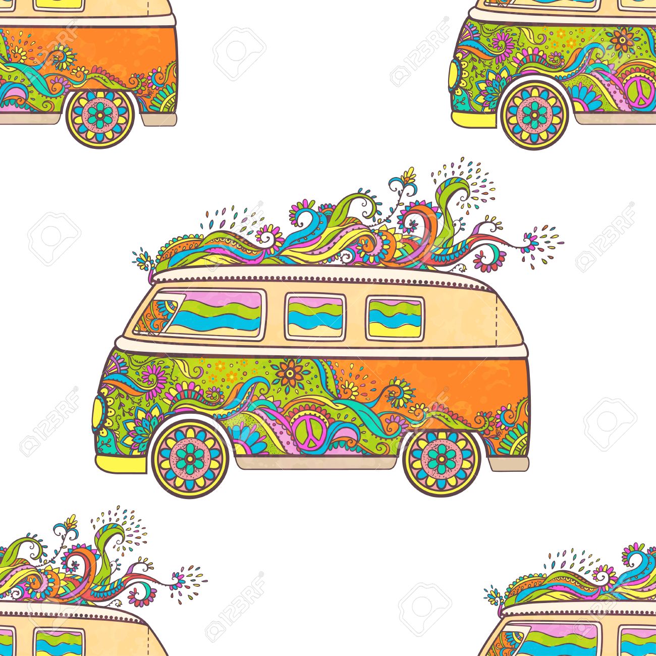 minivan hippie