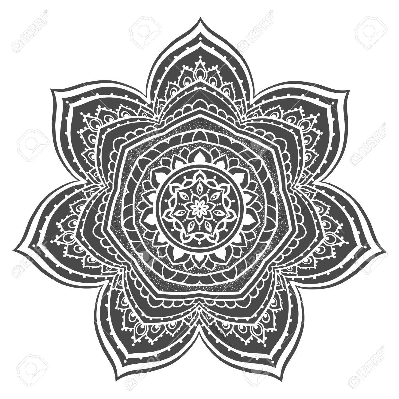 Download Ornament Color Card With Mandala Geometric Circle Element Vector Royalty Free Cliparts Vectors And Stock Illustration Image 60453076