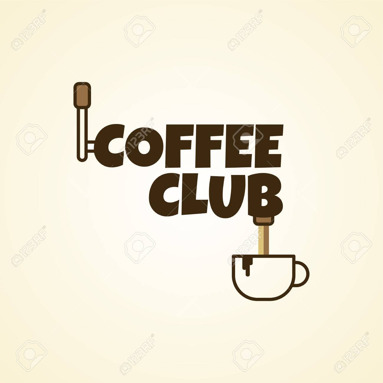 Coffee Cafe Sign Logo Theme Vector Art Illustration Royalty Free Cliparts Vectors And Stock Illustration Image