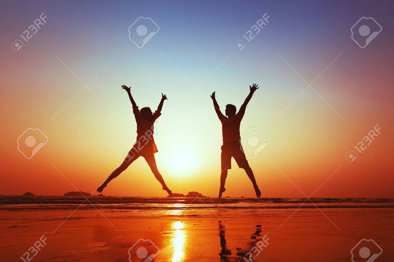 honeymoon of happy young family on the beach - 53099687 honeymoon of happy young family on the beach - 53099687