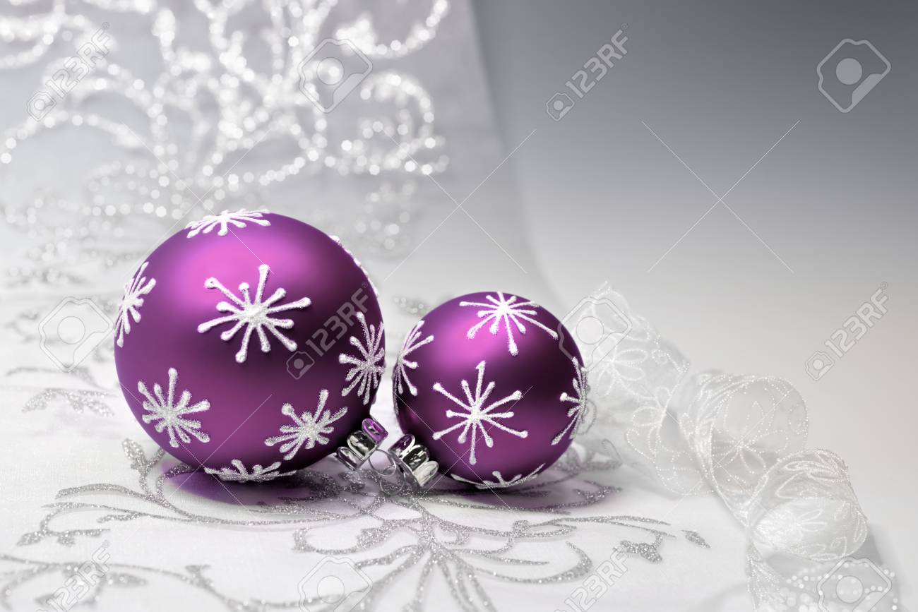 purple and silver background