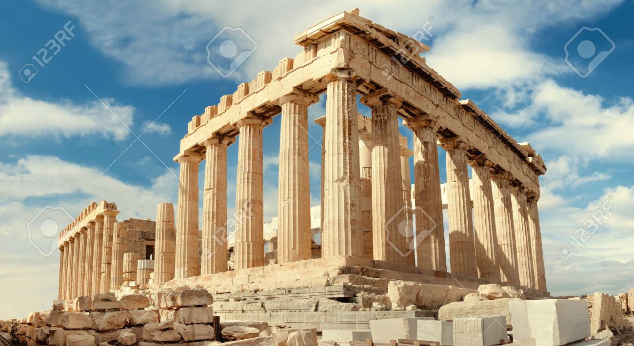 temples on the acropolis