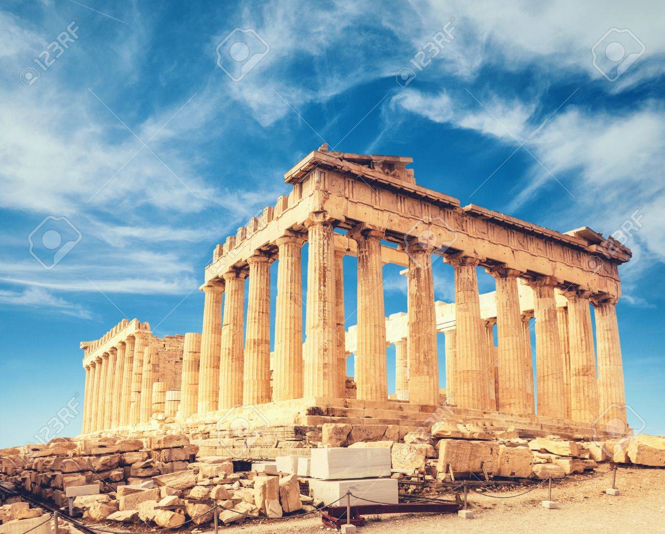 temples on the acropolis