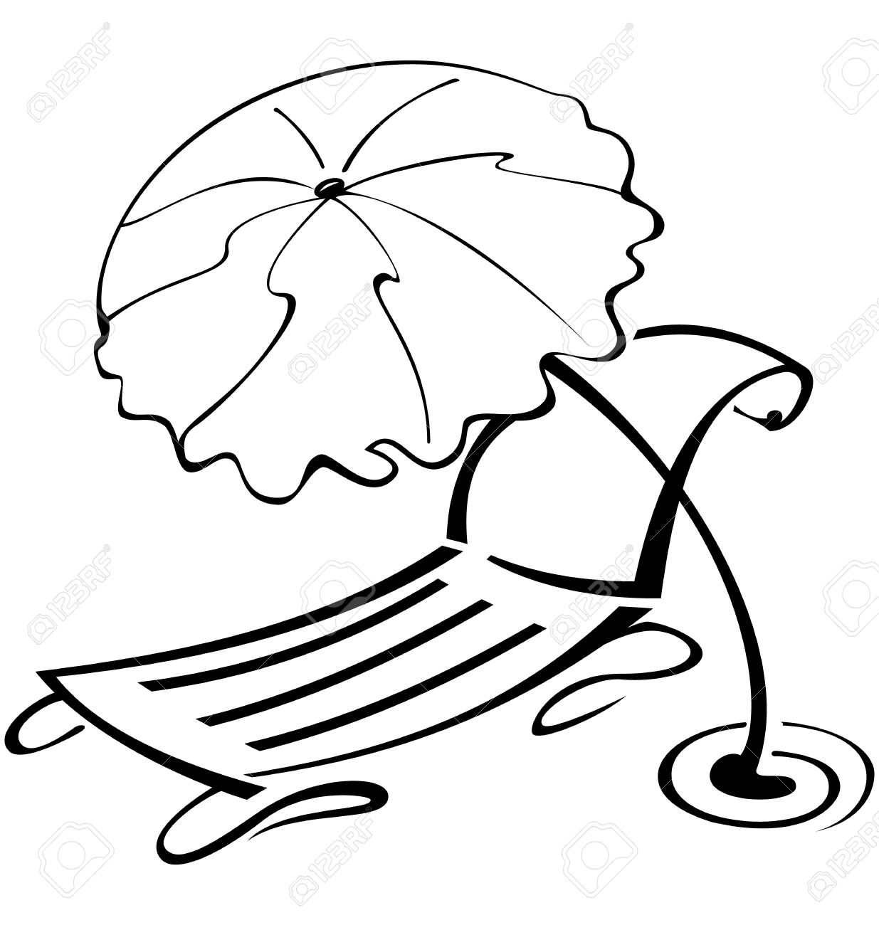 Beach Chair Vector Beach Chair Vector