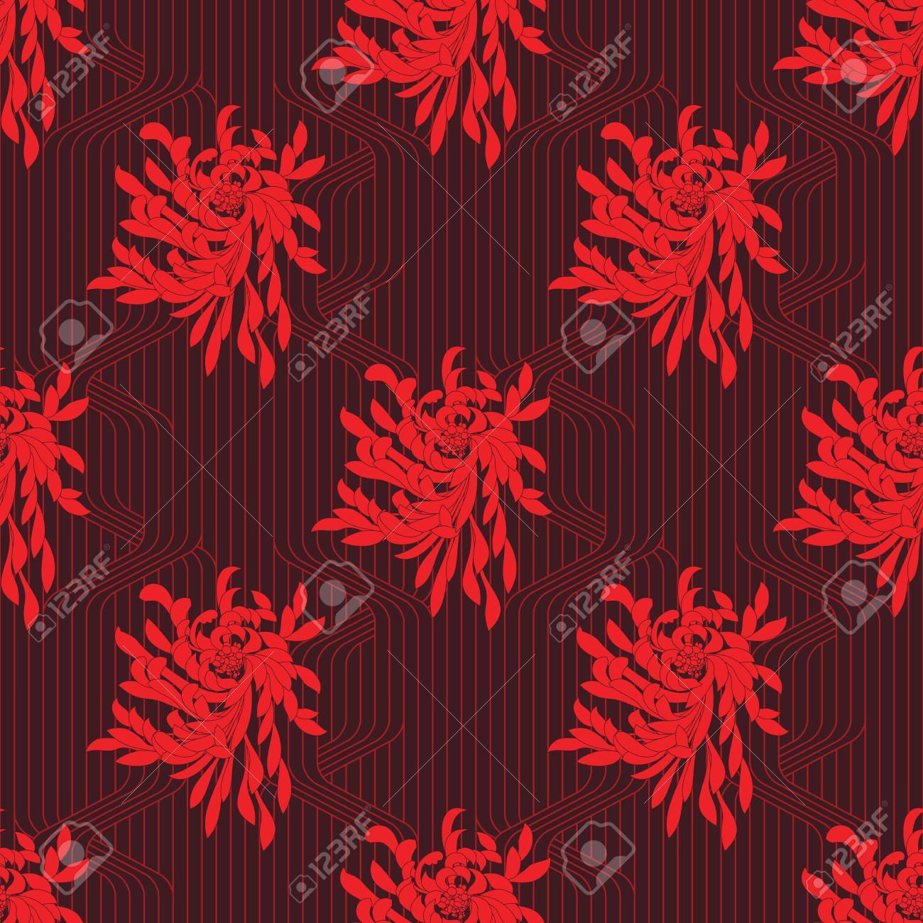 aster flower on grid