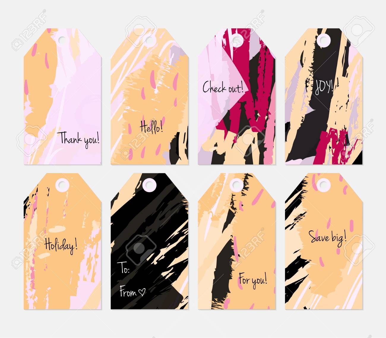 Hand Drawn Creative Tags. Universal Shopping, Sales, Advertising Regarding Universal Label Templates Hand Drawn Creative Tags. Universal Shopping, Sales, Advertising Regarding Universal Label Templates