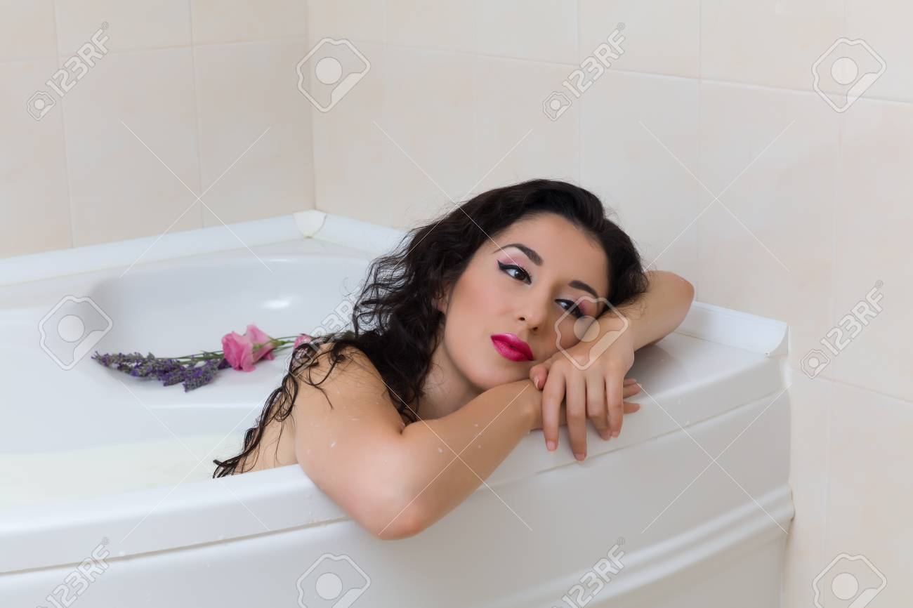 nude hot tub with mil Nude hot tub with mil