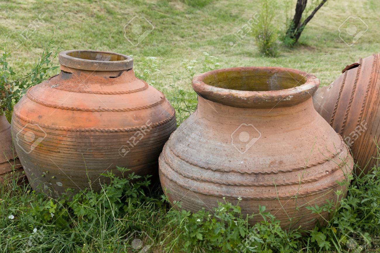 Ceramic Wine Jars Of Roman Times, Like 
