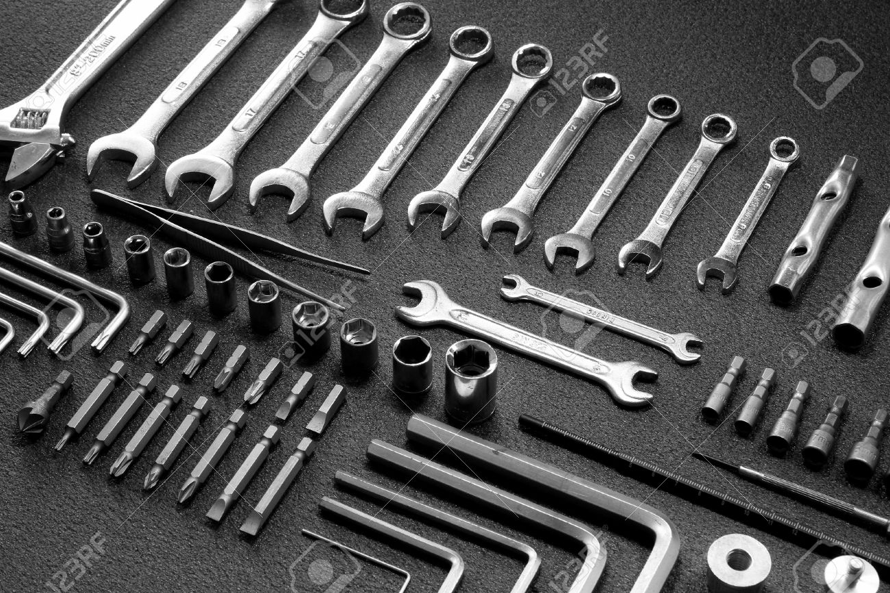 hand tools kit on