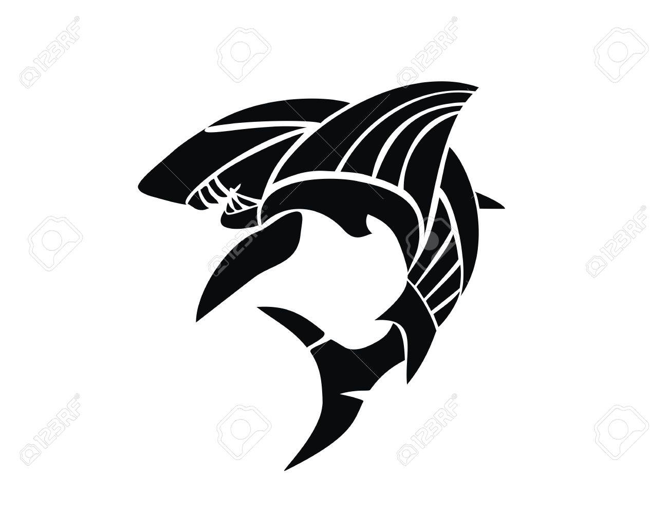 Free Free 67 Tribal Hammerhead Shark Svg SVG PNG EPS DXF File