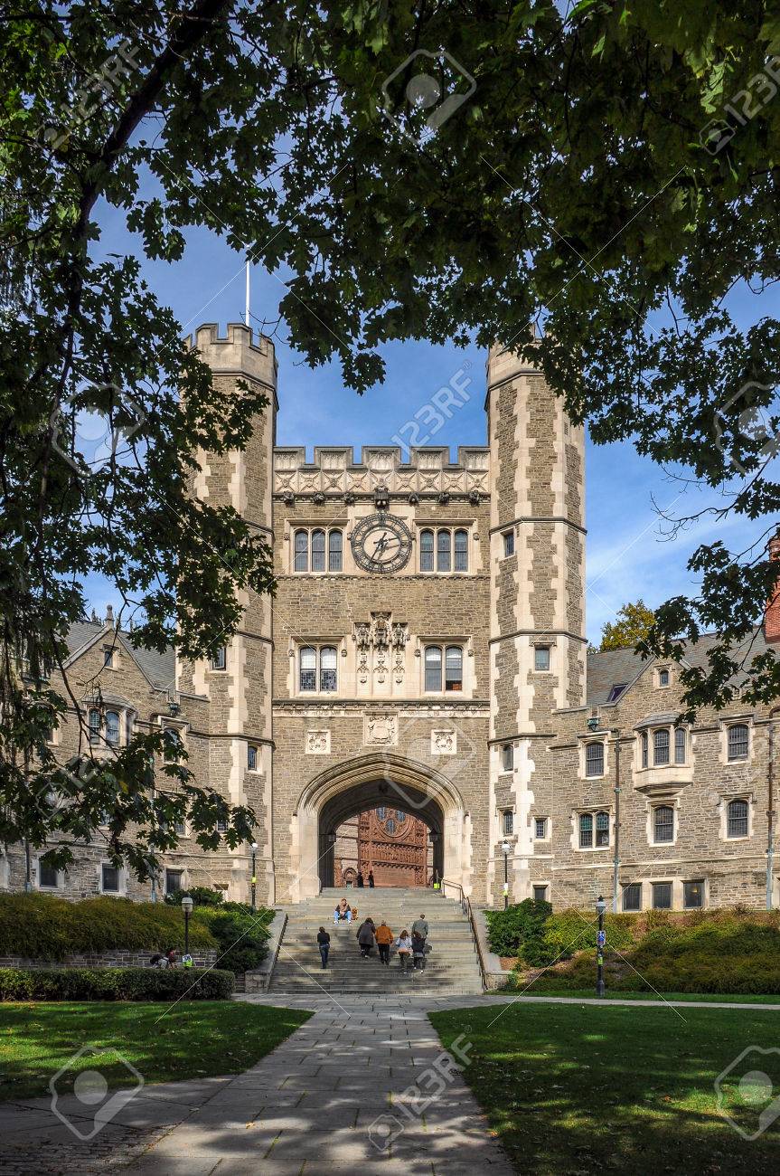 princeton university one of famous american universities stock