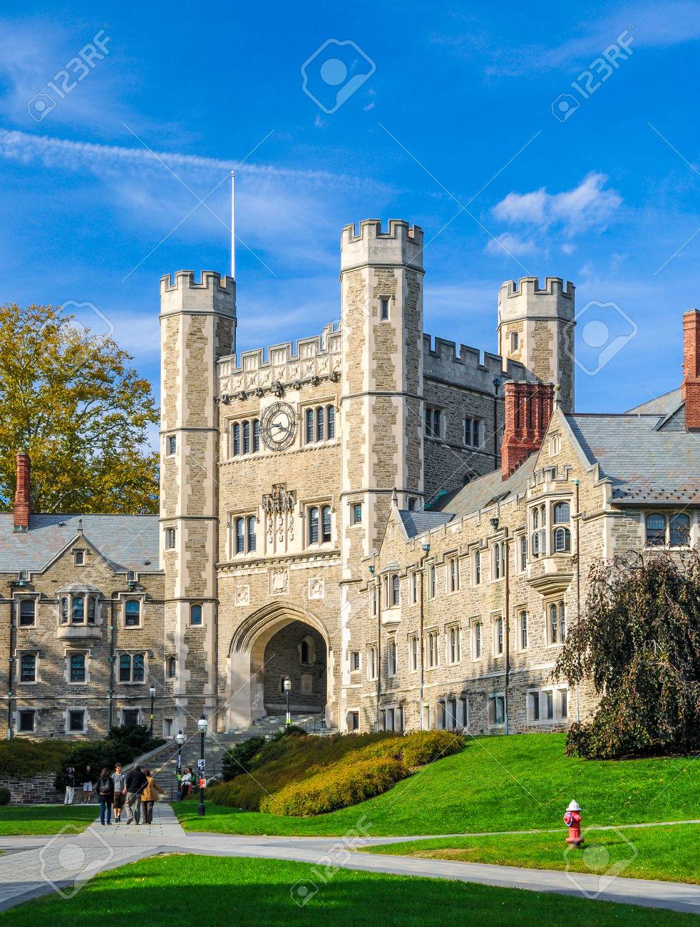 princeton university one of famous american universities stock