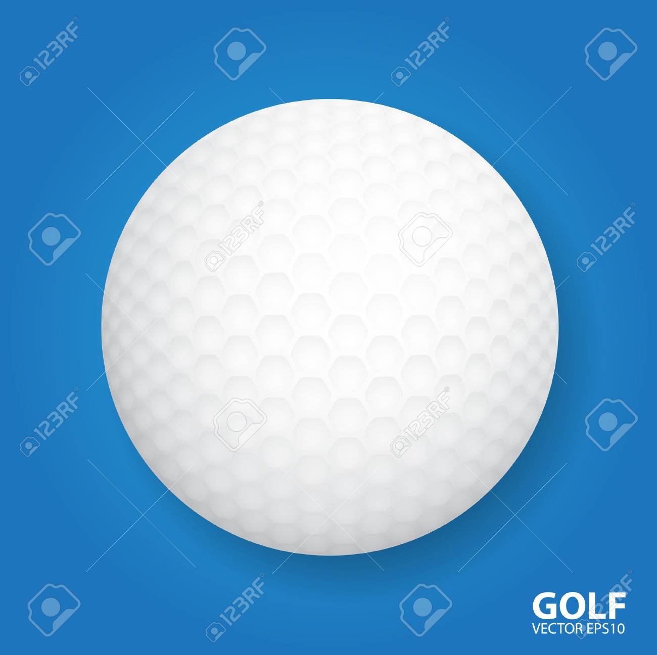 golf ball vector illustration royalty free cliparts vectors and