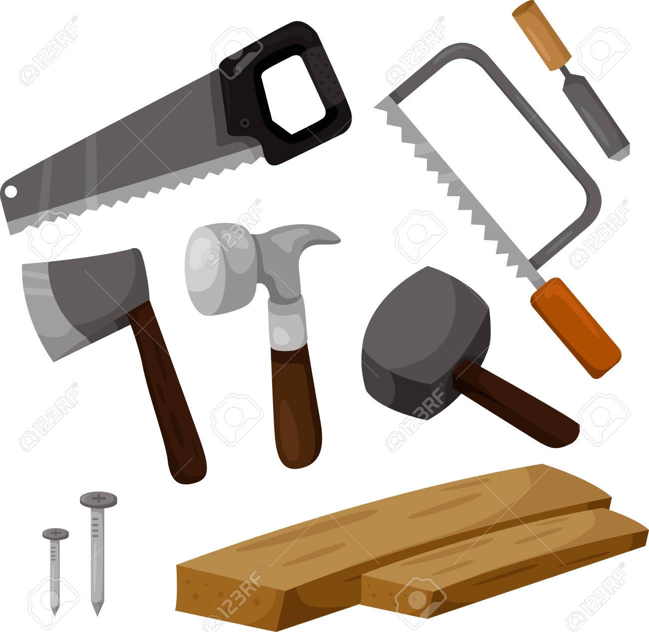 Illustrator Of Carpenter Tools Royalty Free Cliparts Vectors And Stock Illustration Image