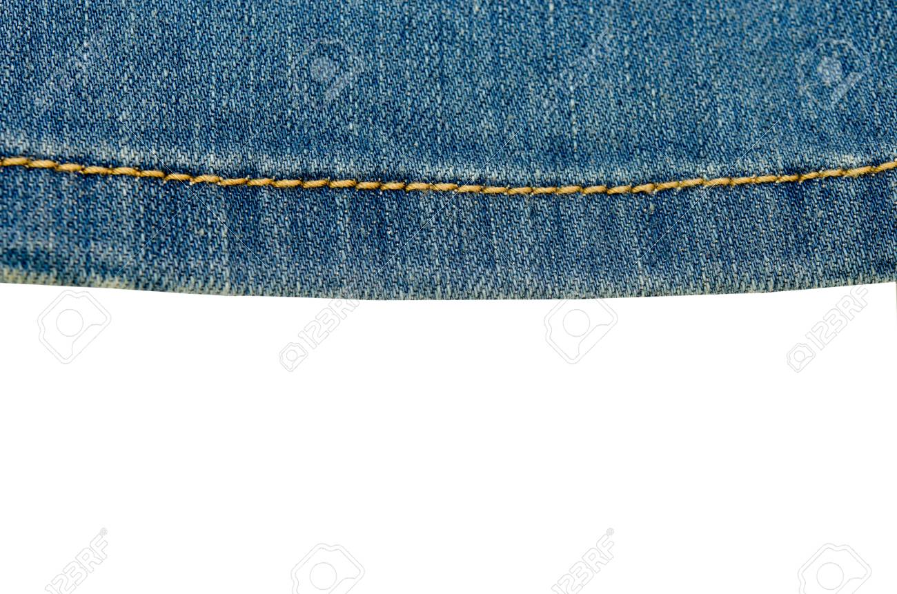 fringe blue jeans