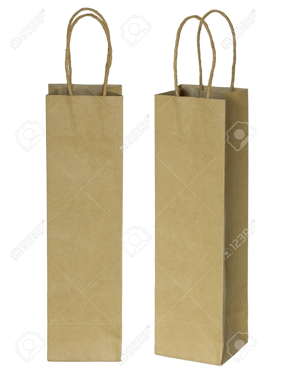 bottle in paper bolsa