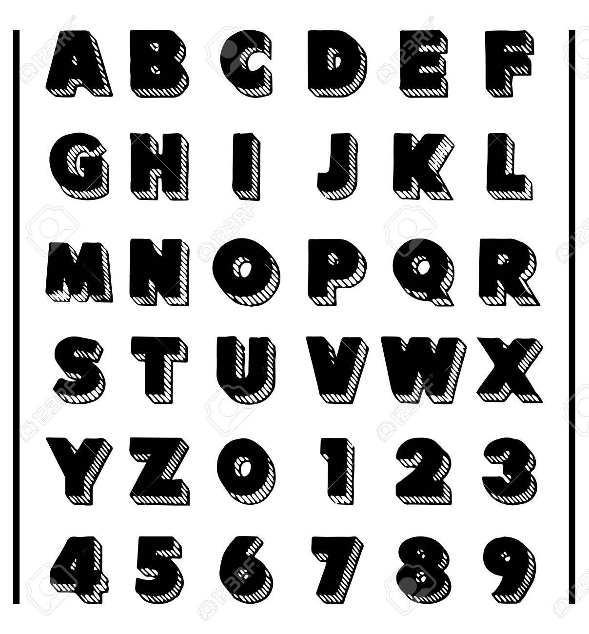 あなたのデザインのための英語のアルファベット モダンなフォントです Abc の文字 英語学校のアルファベット イラスト のイラスト素材 ベクタ Image