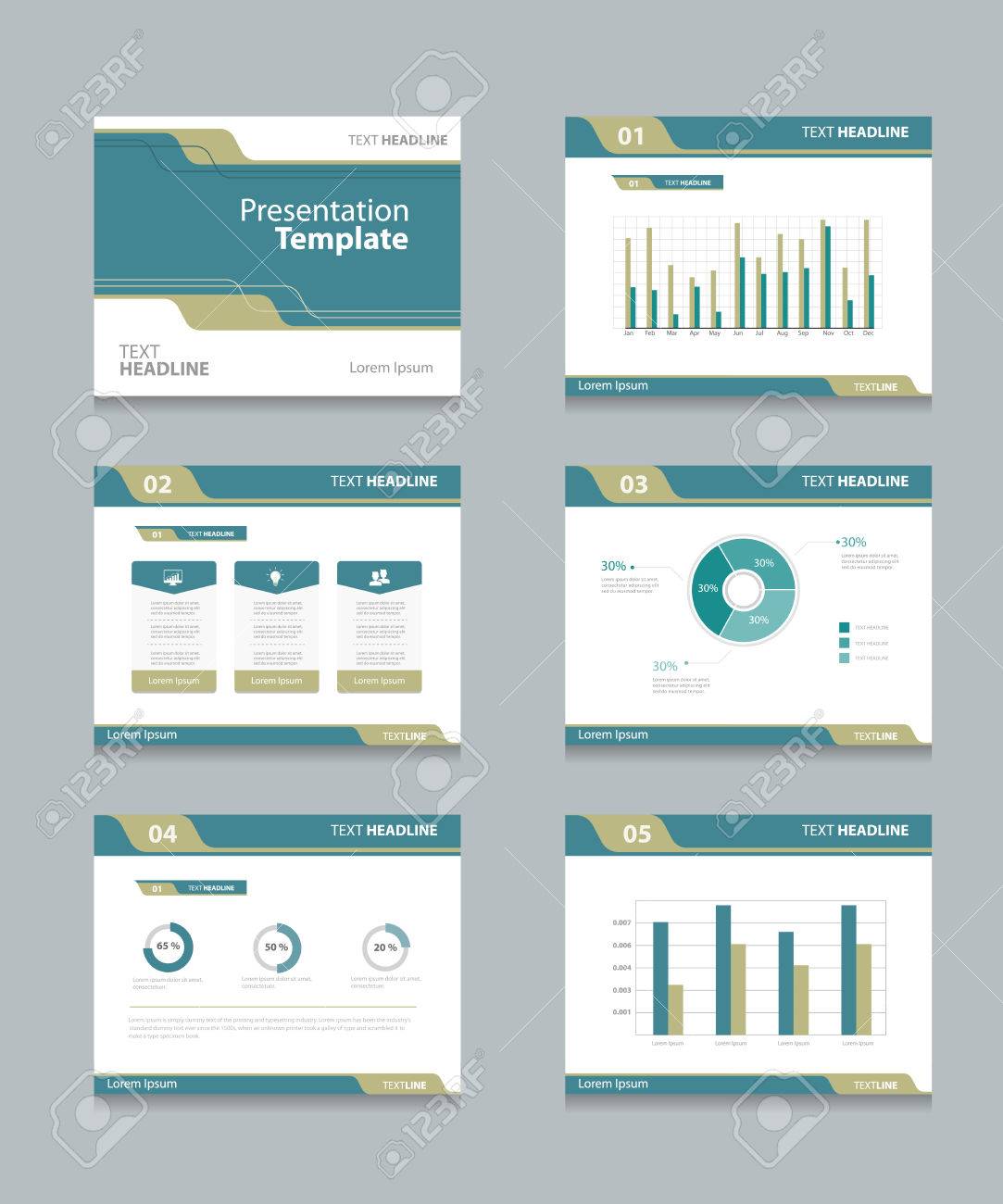 vector template presentation slides background design info graphs slide desighn
