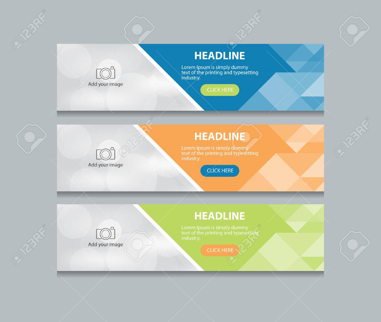 abstract web banner design template background royalty free cliparts design template