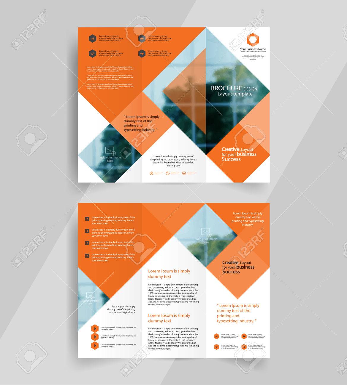 business tri fold brochure templates