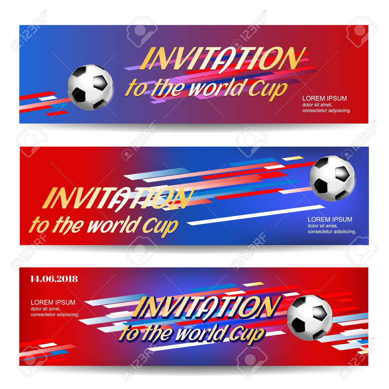 Banner Design Template For Sport Event, Sport Football. Vector For Sports Banner Templates