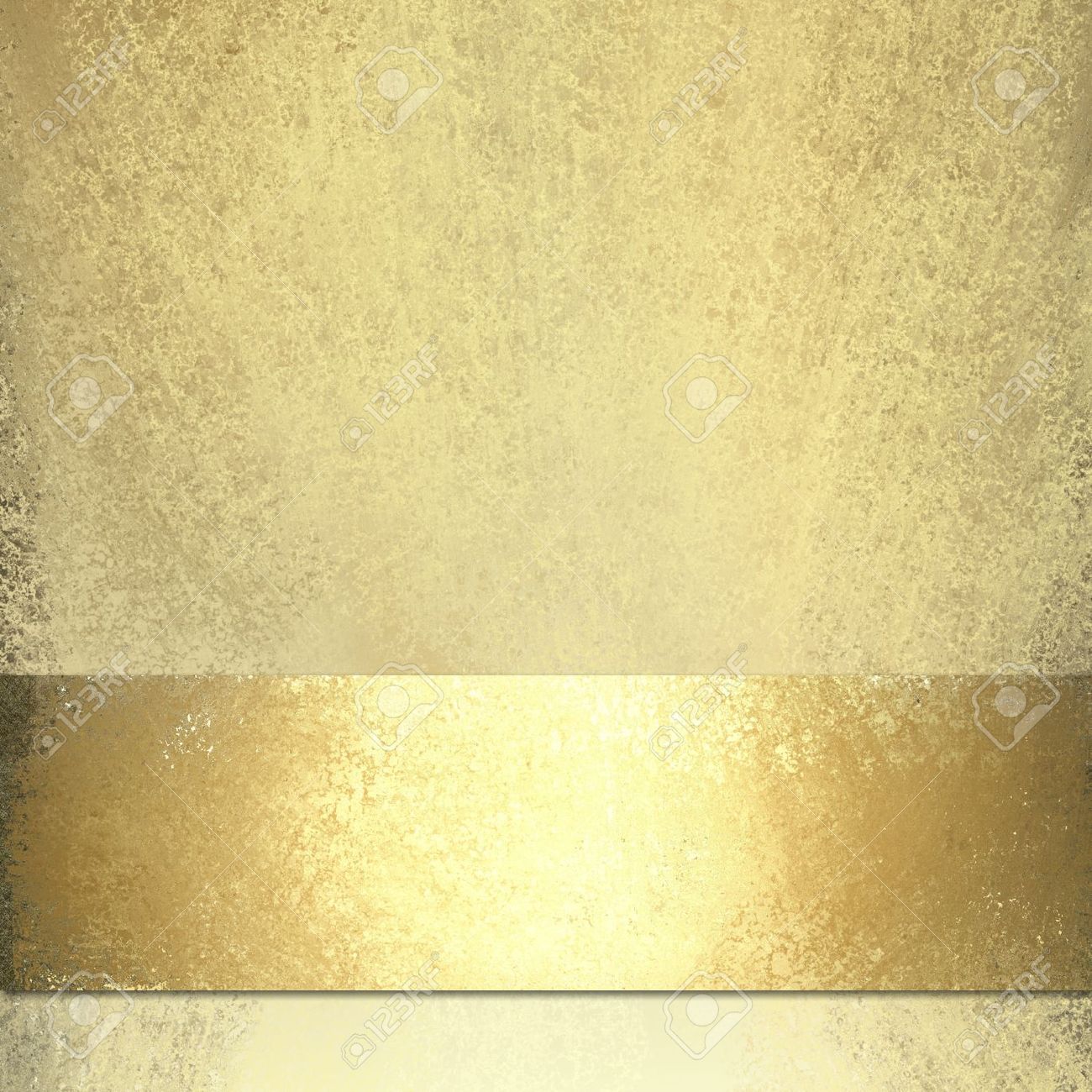 gold ribbon border