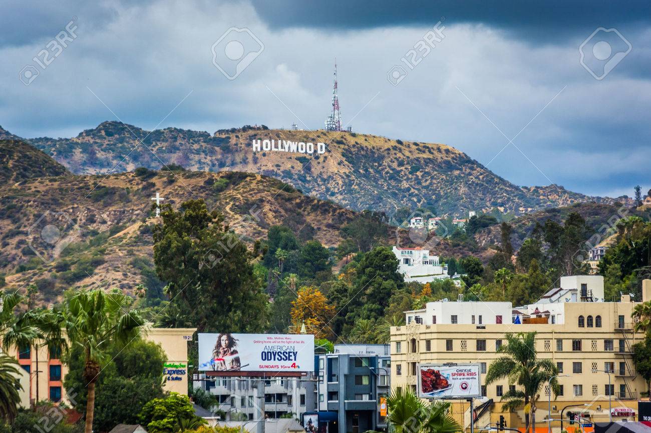 view of the hollywood sign in hollywood los angeles california