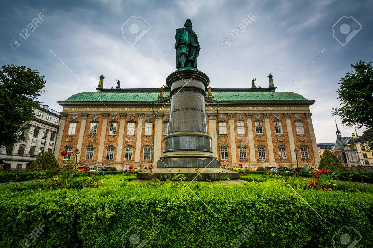アクセル オクセンシェルナ そして 葛馬スタン ストックホルム スウェーデンの貴族の家の像 の写真素材 画像素材 Image