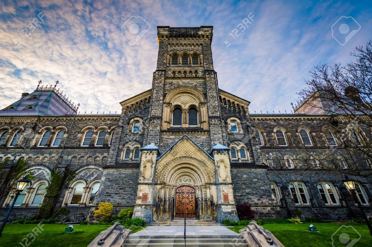 The University College Building At Sunset, At The University.. Stock Photo,  Picture And Royalty Free Image. Image 57617303.