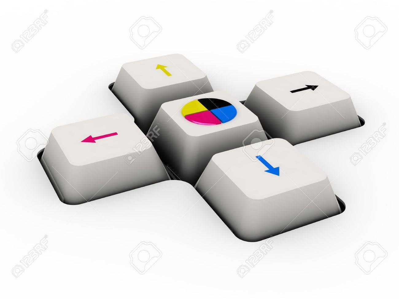 cmyk keyboard button (image can be used for printing or web) - 11556563 cmyk keyboard button (image can be used for printing or web) - 11556563