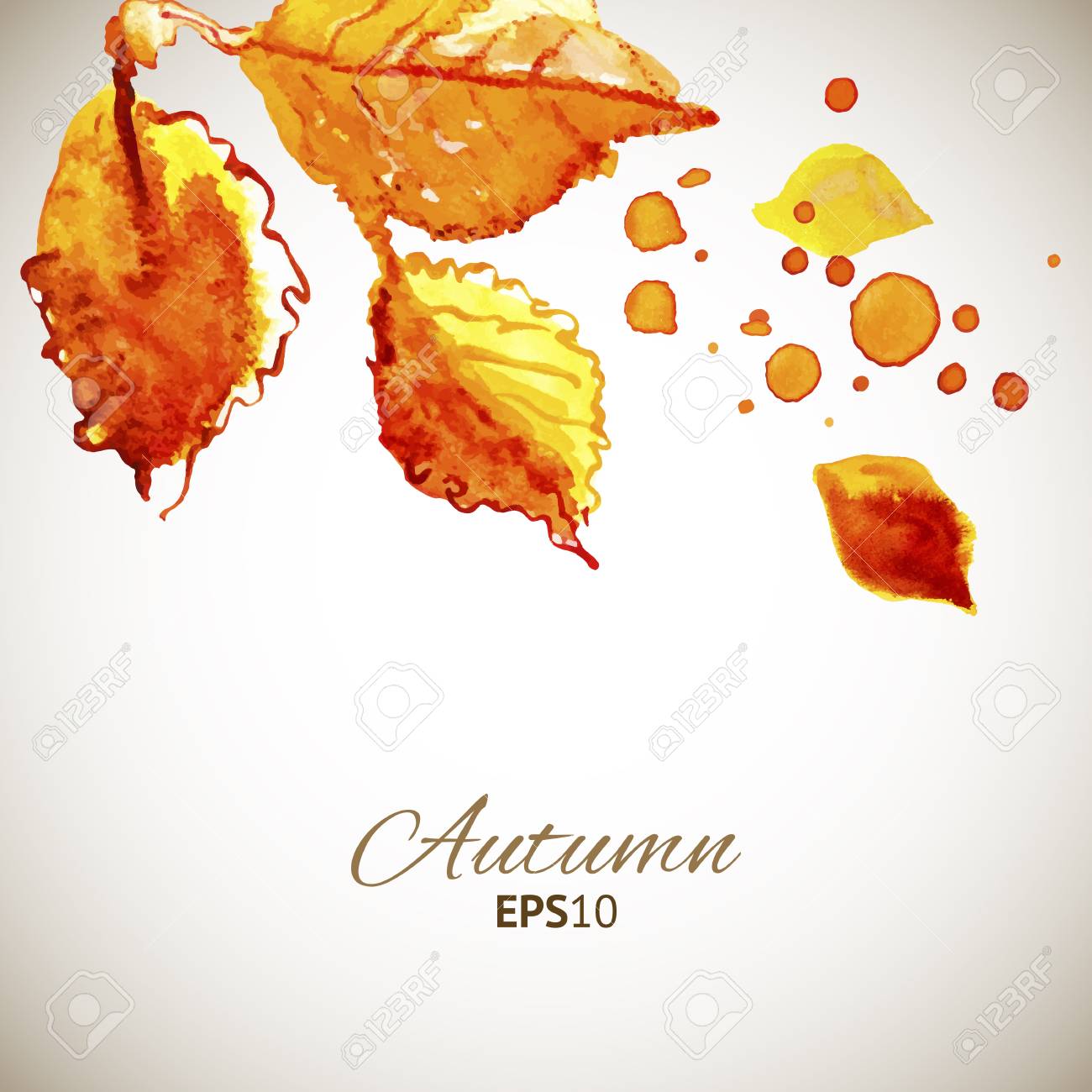 紅葉し 背景をはねかけます 水彩ベクトル レトロなイラスト のイラスト素材 ベクタ Image 紅葉し 背景をはねかけます 水彩ベクトル レトロなイラスト のイラスト素材 ベクタ Image