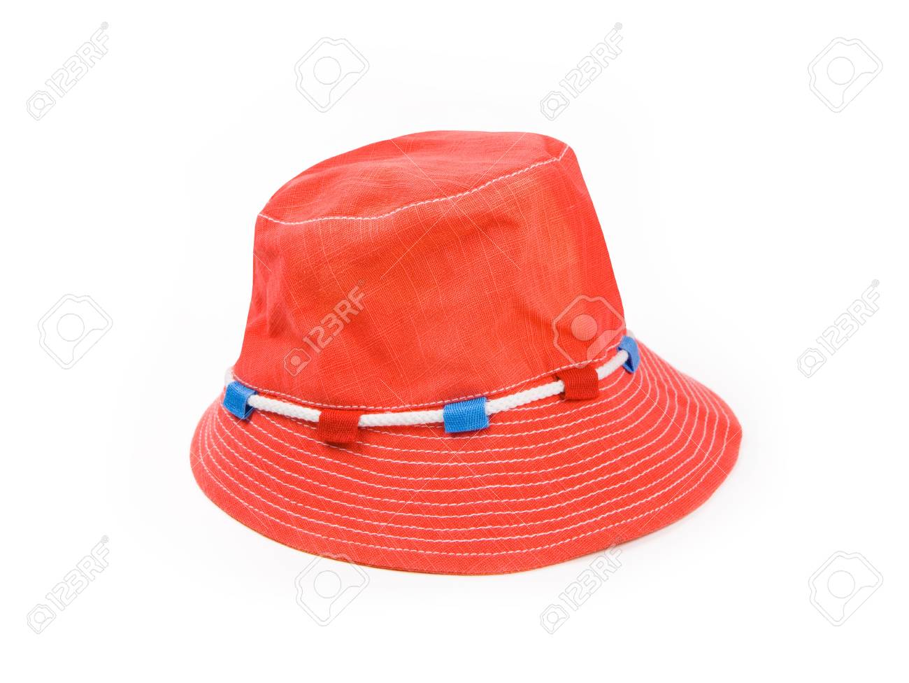 red panama hat