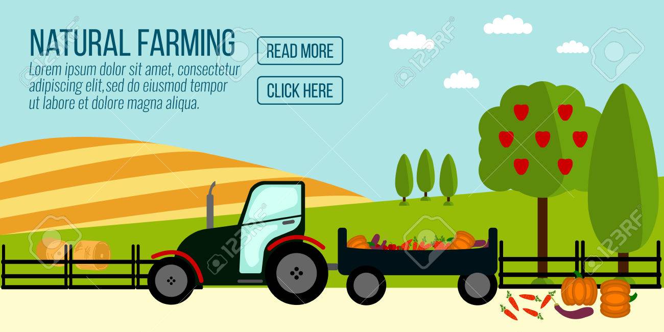 natural farming banner agriculture