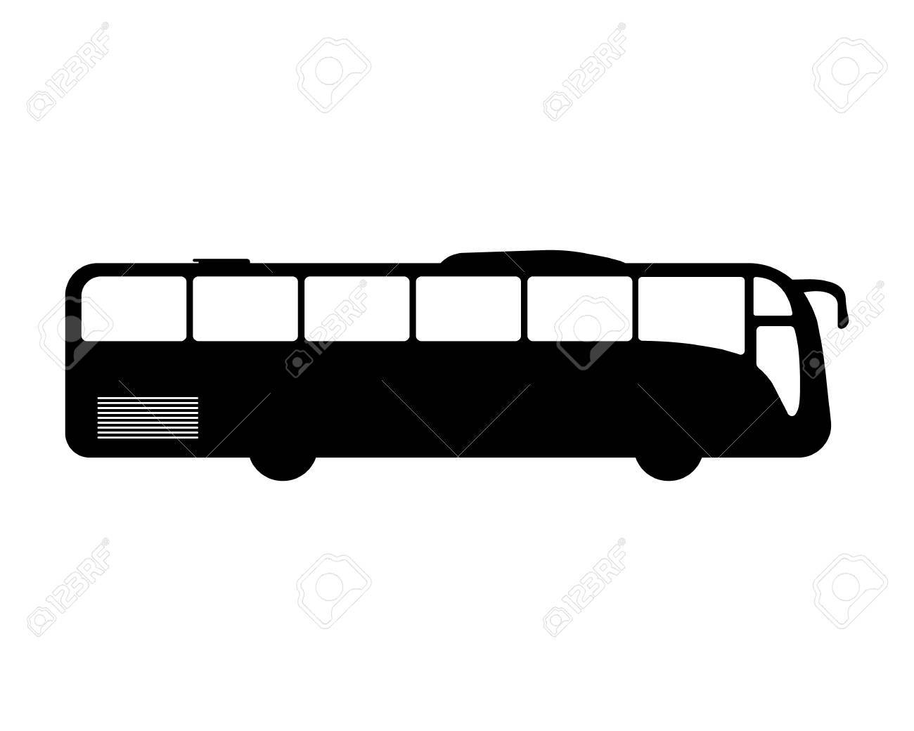 bus flat icon and