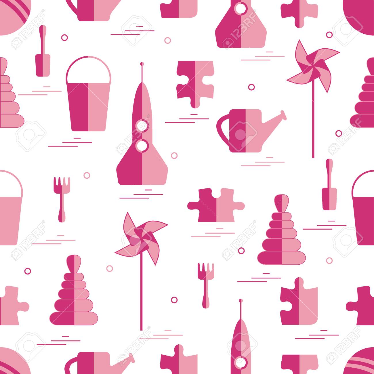 muster von verschiedenen kinderspielzeugobjekten rakete puzzlespiel eimer schaufel rhrstange giekanne - Puzzle Muster muster von verschiedenen kinderspielzeugobjekten rakete puzzlespiel eimer schaufel rhrstange giekanne - Puzzle Muster