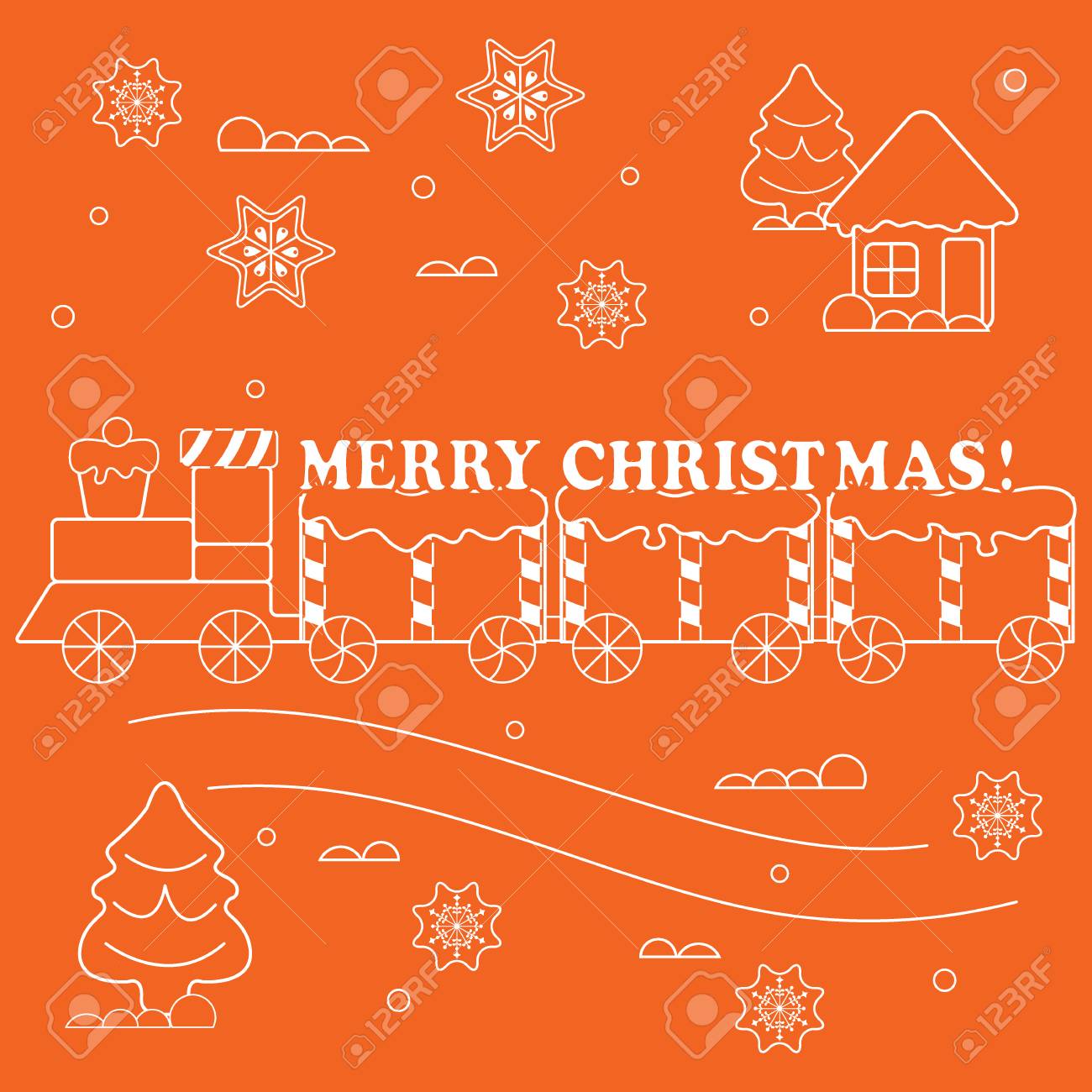 新年とクリスマスのシンボル 電車 ワゴン ジンジャーブレッド Nhristmas の木 雪片 家 バナー ポスターや印刷のためのデザイン のイラスト素材 ベクタ Image 8144 新年とクリスマスのシンボル 電車 ワゴン ジンジャーブレッド Nhristmas の木 雪片 家 バナー ポスターや印刷のためのデザイン のイラスト素材 ベクタ Image 8144