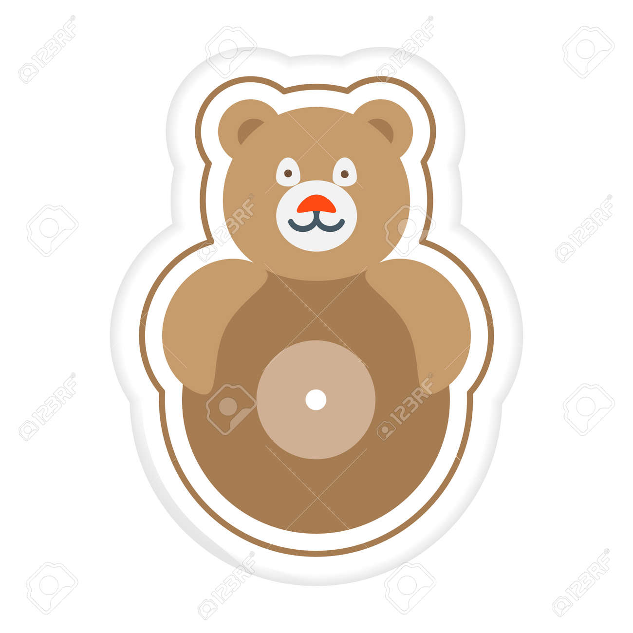 Vector illustration Kid toys Sticker Tumbler Roly-poly toy bear. Primary school, elementary grade, kindergarten. Happy childhood. Activity. Game. Play. Design for print - 170255046 Vector illustration Kid toys Sticker Tumbler Roly-poly toy bear. Primary school, elementary grade, kindergarten. Happy childhood. Activity. Game. Play. Design for print - 170255046