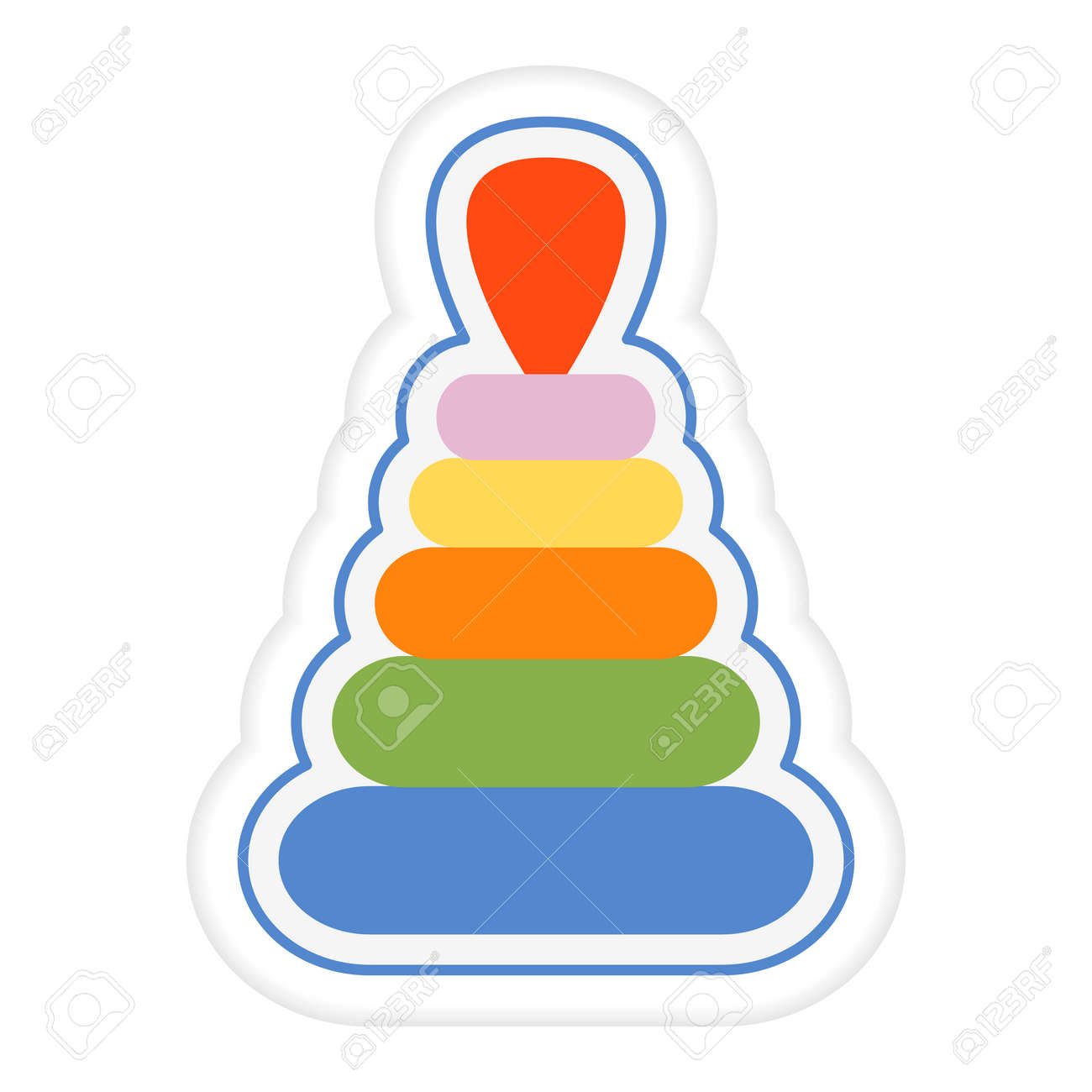 Vector illustration Kid toys Pyramid. Primary school, elementary grade, kindergarten. Happy childhood. Activity. Game. Play. Design for print - 170255089 Vector illustration Kid toys Pyramid. Primary school, elementary grade, kindergarten. Happy childhood. Activity. Game. Play. Design for print - 170255089