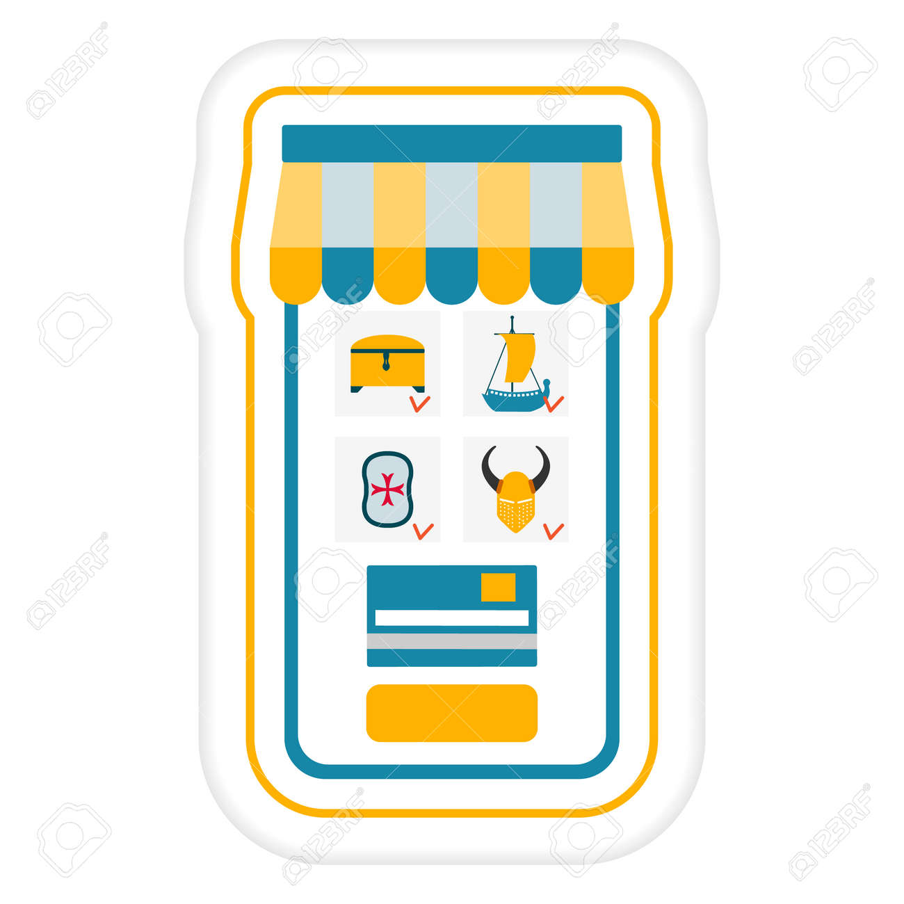 Vector illustration Sticker Online order. Online ordering toys by cellphone. Delivery at home. Happy childhood. Shopping Sale Purchase Design for print - 170178370 Vector illustration Sticker Online order. Online ordering toys by cellphone. Delivery at home. Happy childhood. Shopping Sale Purchase Design for print - 170178370