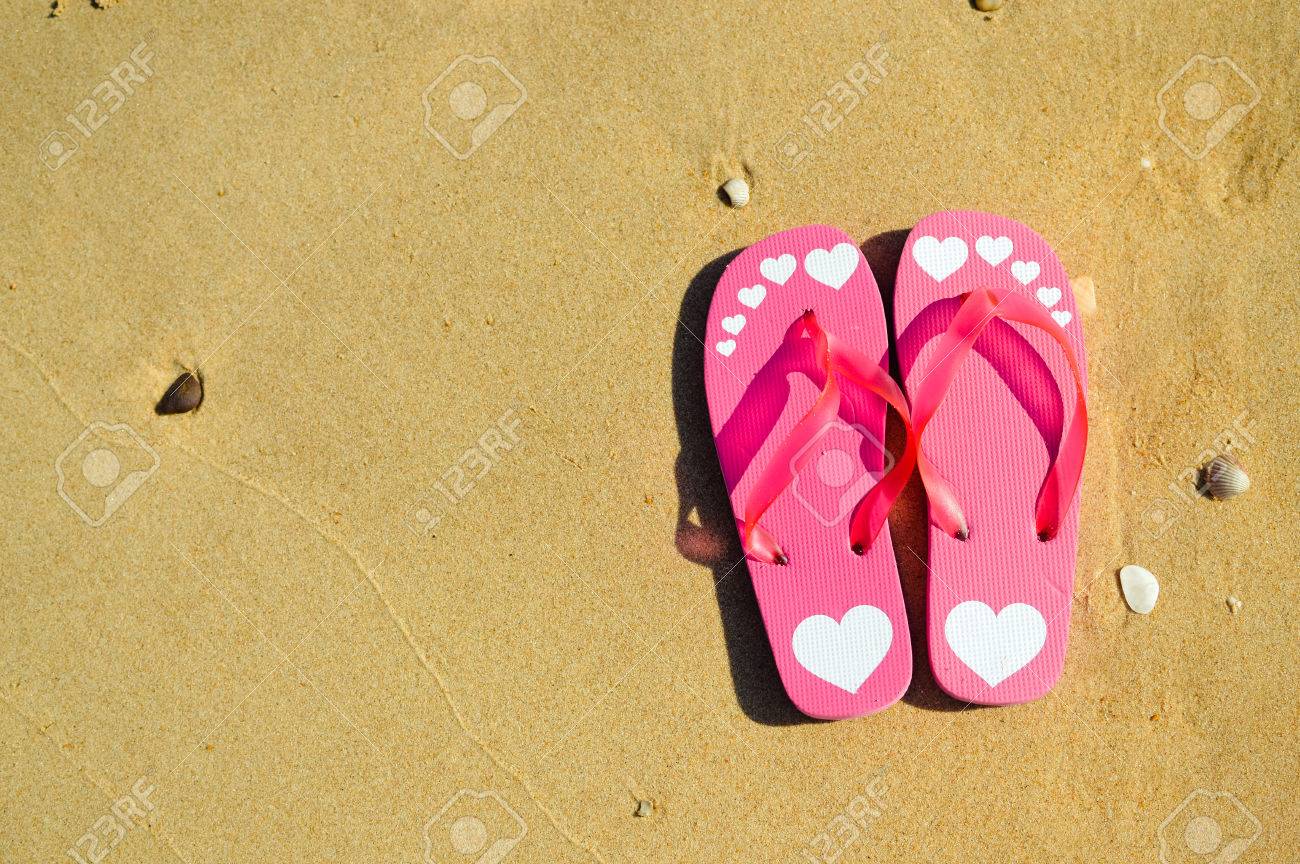 warm flip flops