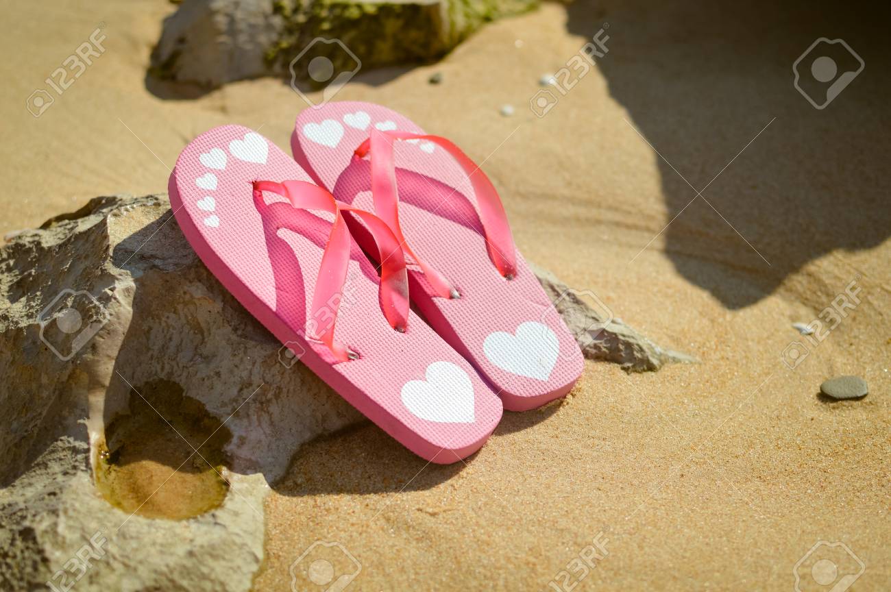 warm flip flops