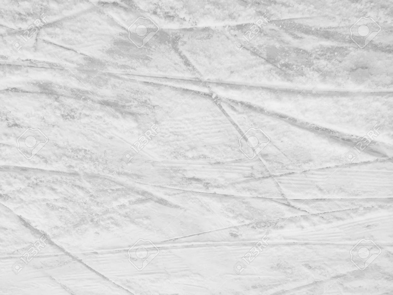 アイス スケート リンク傷表面の背景トップ ビュー の写真素材・画像