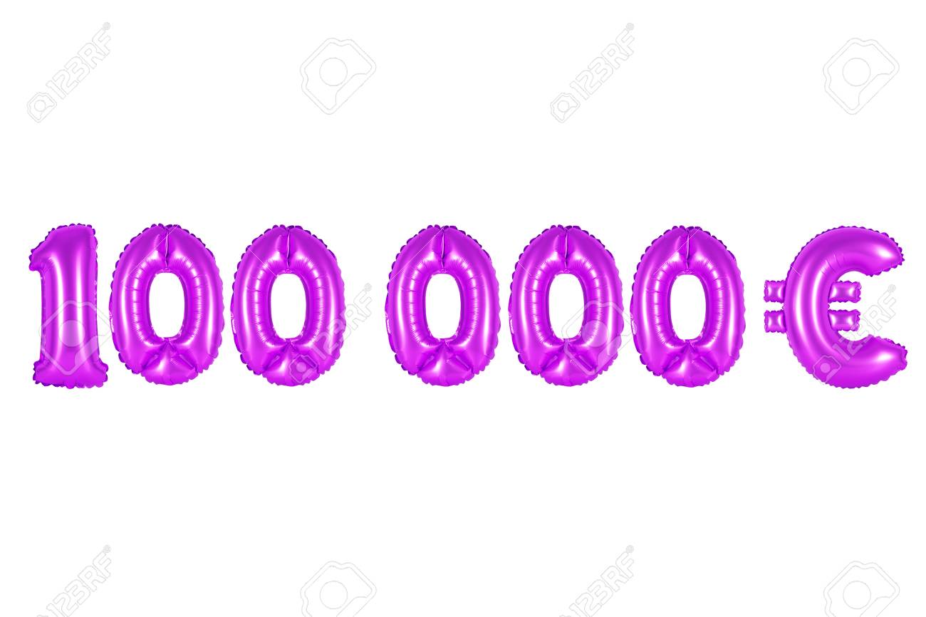 보라색 알파벳 풍선, 10 만 유로, 보라색 숫자와 문자 풍선 로열티 무료 사진, 그림, 이미지 그리고 스톡포토그래피. Image  86084670
